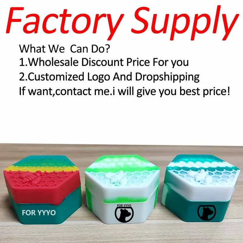 1 conjunto de recipientes de silicone antiaderentes, caixa de armazenamento de óleo, creme facial, maquiagem, estojo de várias capacidades